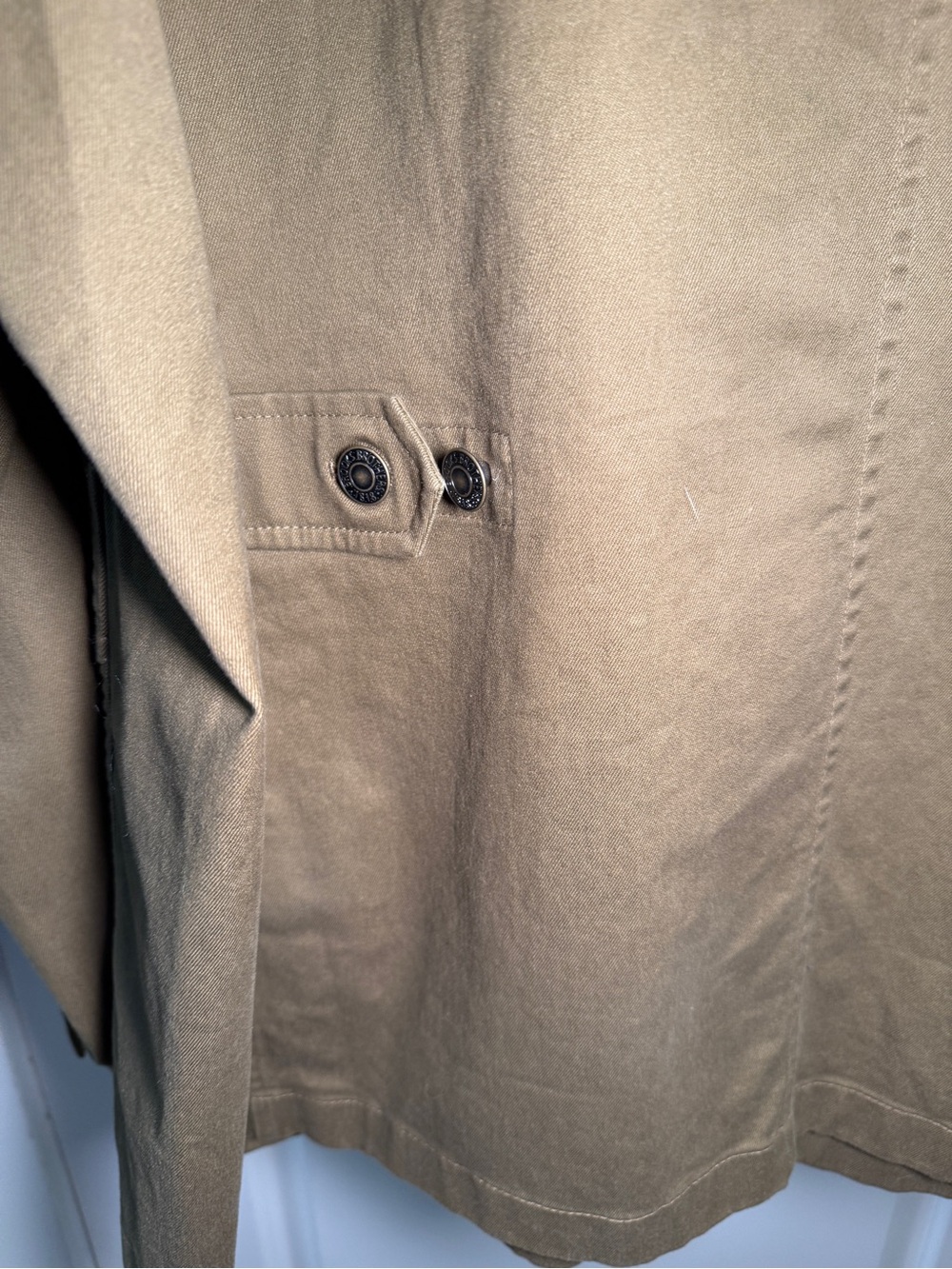 BROOKS BROTHERS - Dark Olive Cotton Twill Chore Coat in Men’s 2XL (NWT) - Picture 4 of 13